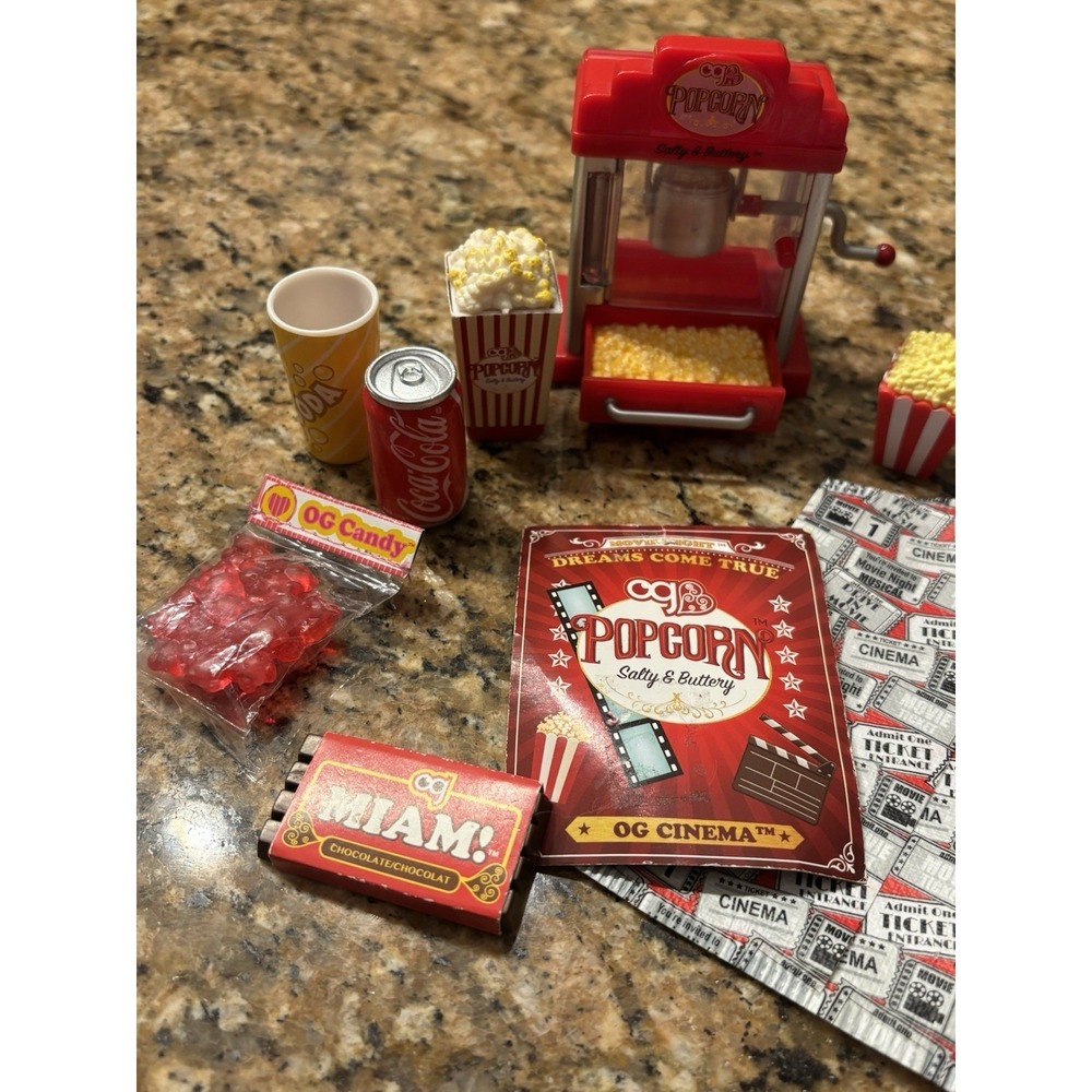 Our Generation Retro Pop Popcorn & Accessory Movie Night Set